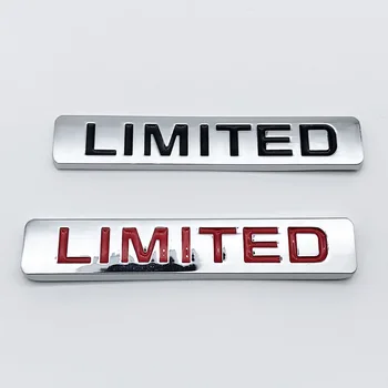 

HOT 3D Black Red Limited Edition Metal Sticker Universal Car Auto Body Emblem Badge Sticker Decal Chrome Emblem Car Styling