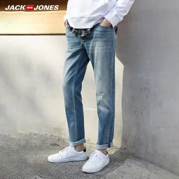 

JackJones Men's Spring Slim Straight Fit Fashion Cotton Jeans Menswear Basic| 220132578