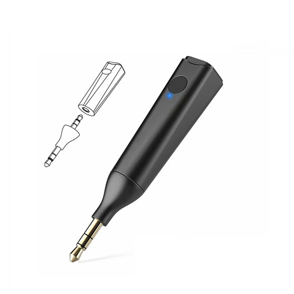

Car Music Transmitter Bluetooth Receiver Portable Audio Jack Aux 5.0 Adapter Stereo 3.5mm Wireless