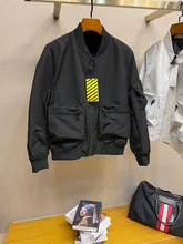 Veste de vol à col de Baseball pour homme, veste avec poches décoratives, couleur unie, Cardigan à fermeture éclair de haute qualité, printemps et automne 2021