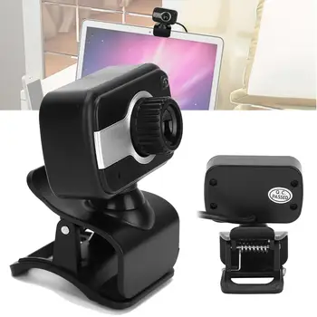

USB with MIC 0.3MP HD Web Camera Cam 360 Degree for LCD Screen Laptop for / MSN / ICQ Night Vision Desktop Camera Hot