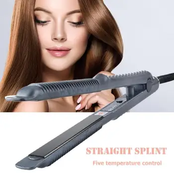 

Hair Straightener Five-Gear Electronic Temperature Adjustment Titanium for Women Quickly Create Professional Modeling