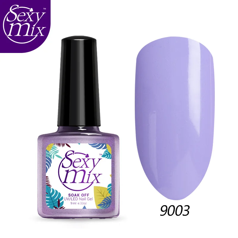 SEXYMIX 9 мл; Гель-лак для ногтей лак био-Гели Soak Off Nail Art полу Перманентный лак для ногтей Led Hybrid, лак для ногтей, длительного действия, UV гель эмаль DIY гель для дизайна - Цвет: 9003