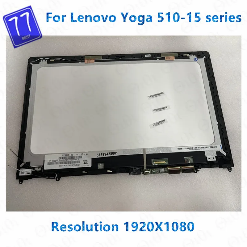 Оригинальный Новый сенсорный ЖК-экран 15 6 дюйма для Lenovo Yoga 510-15 510-15ikb 510-15isk FHD 1920*1080