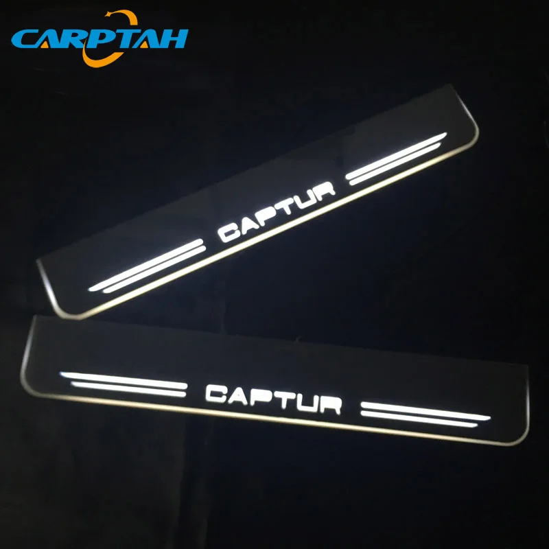 CArptah движущийся светодиодный автомобильный светильник порога Накладка путь