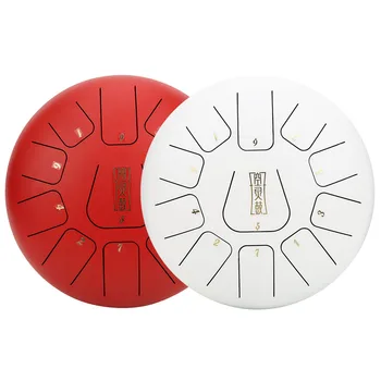 

Steel Titanium Alloy Drumpan D Tone Hand Tankdrum with Non-Slip Foot Kit 10in 11 Tones