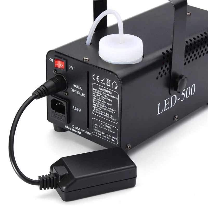  New Wireless Disco Colorful Smoke Machine Mini LED Remote Fogger Ejector Christmas Halloween Party 