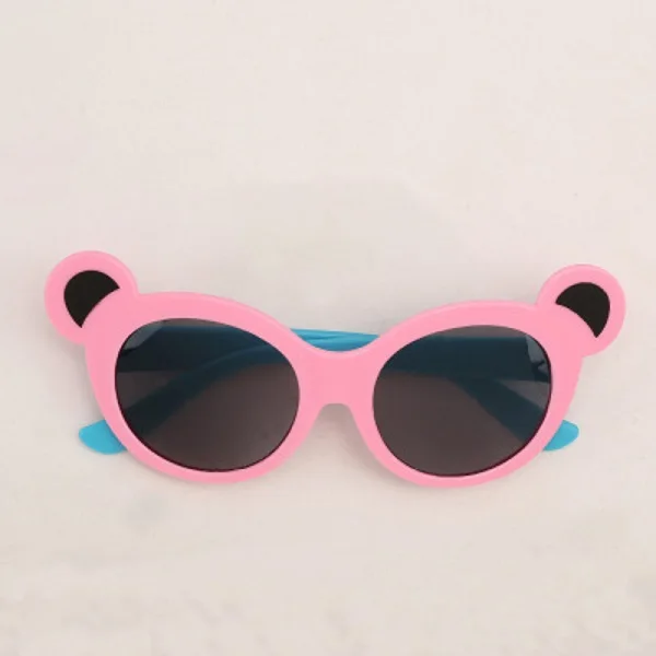 Детские круглые солнцезащитные очки с мультяшными рисунками, милые очки для мальчиков и девочек, Винтажные Солнцезащитные очки UV400 - Цвет линз: A05
