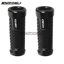 22 мм 7/8 ''CNC алюминиевый резиновый руль для мотоцикла ручка, рукоятка для мотоцикла ручки для HONDA CB500X CB500 X/R CB500RR