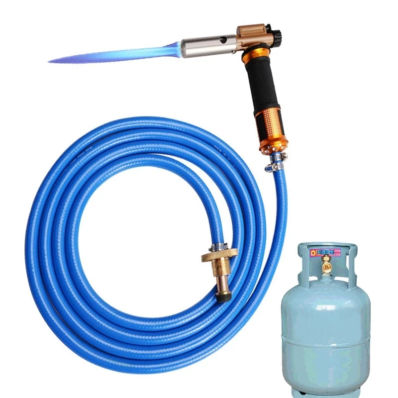 

Liquefied Propane Gas Electronic Ignition Welding Gun Torch Machine Equipment with 2.5M Hose for Soldering Weld Cooking Heating