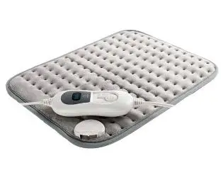Bellavie 30*40 см 220 V-240 V 100W Супер уютные флисовые электрическая нагревающая прокладка живот талии боли в спине Тепловая терапия грелка для тела штепсельная вилка европейского стандарта - Цвет: Light Gray