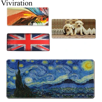 

Locked Edge Gaming Large Mousepad Desk Mat Rubber Waterproof Pad For Wireless Speed Keyboard For WOW CS GO LOL 2