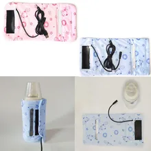 Визуальный USB портативный подогреватель молока Дорожный Чехол для детской бутылочки нагревательное одеяло изоляционный термостат согревающий чехол