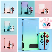 Detachable Colorful PC Case Fundas For Nintendos Nintend Switch NS NX Cases Hard Plastic Back Cover Shell Coque Ultra Thin