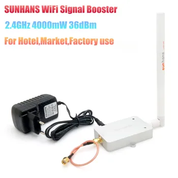 

[Genuine] Sunhans 2.4GHz Dual chip 4000mW 36dBm WiFi Indoor Signal Booster Wireless Amplifier For Hotel,Market,Factory use
