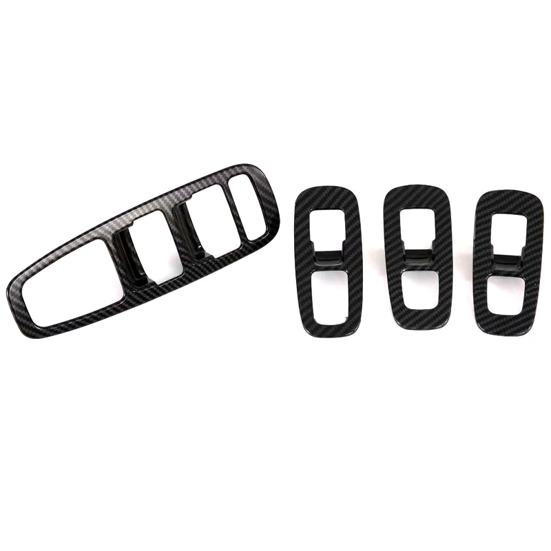 Подходит для hyundai Sonata Sensuous DN8 ABS углеродное волокно аксессуары для интерьера автомобиля, двери, окна, переключатель крышка Накладка