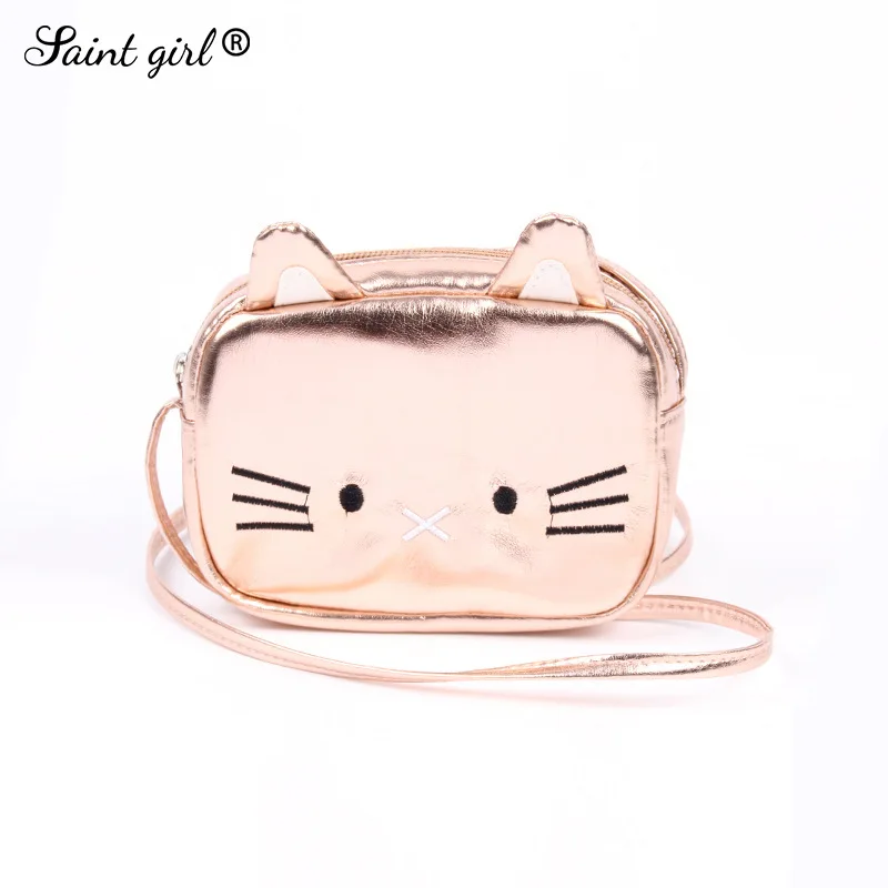 

New Style Trend Cross-body Shoulder Bag Cute Cat Bag PU Handbag Customizable