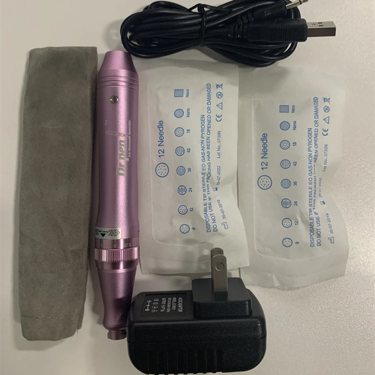 US Plug without BOX Dr. Pen M7-C микро иглы микро порт Prot коробка для иголок BBglow оборудование проводное электрическое Dr Mezo микро лезвие - Цвет: US Plug without BOX