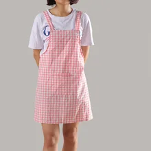 DOHIA домашняя мебель Японский Корейский хлопок пряжа окрашенный промытый хлопок плакированный фартук кухня приготовления безрукавный фартук