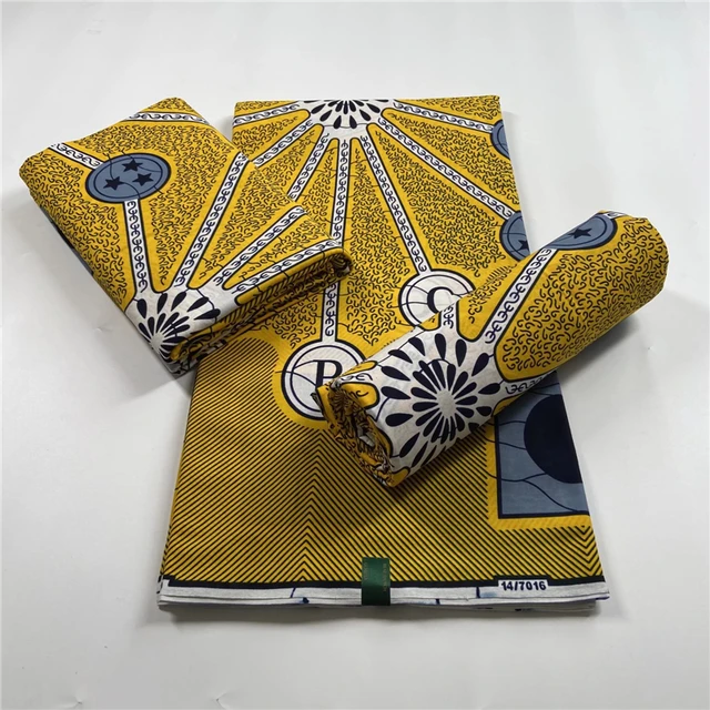 2021 New Hot Sale African Wax Fabric Cotton Material Nigerian Ankara Block Prints Batik Dutch High Quality Sewing Cloth VL-51 5