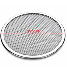 1xNon Stick Oven Baking Mesh Tray Crispy Chips Pizza Grill Pan Food Crisper Tool