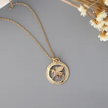Мода 925 стерлингового серебра Pegasus Единорог женское ожерелье ключица ожерелье колье Femme ювелирные изделия аксессуары Mujer