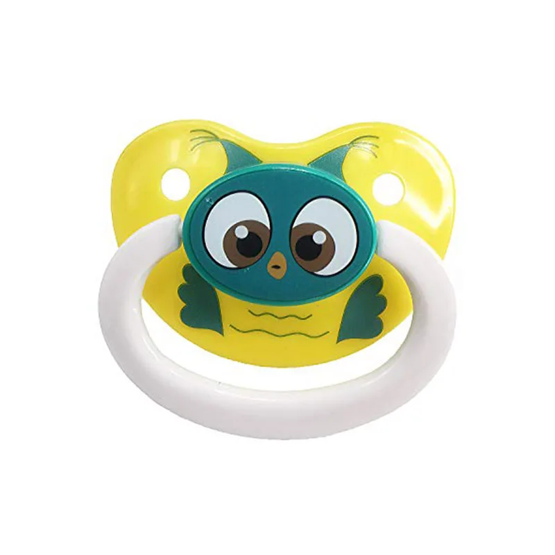 

TEN@NIGHT Christmas Adult Baby Pacifier Dummy Dom Silicone Nipple DDLG Daddy Girls Cute Printed Animal Large Size Pacifier