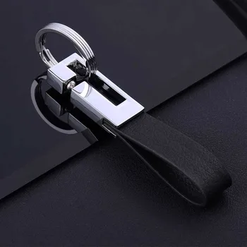 

Car Styling Leather Keyring Keychain Auto Key Holder for Chrysler Chevrolet Daihatsu Citroen Dacia Hyundai Audi Renault LADA BMW