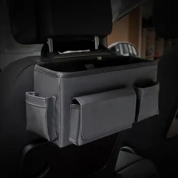 

Car Backseat Folding Portable Storage Box Multi-Use Auto Seat Back Organizer Automobile Accessories Organizer Car Storage Bag