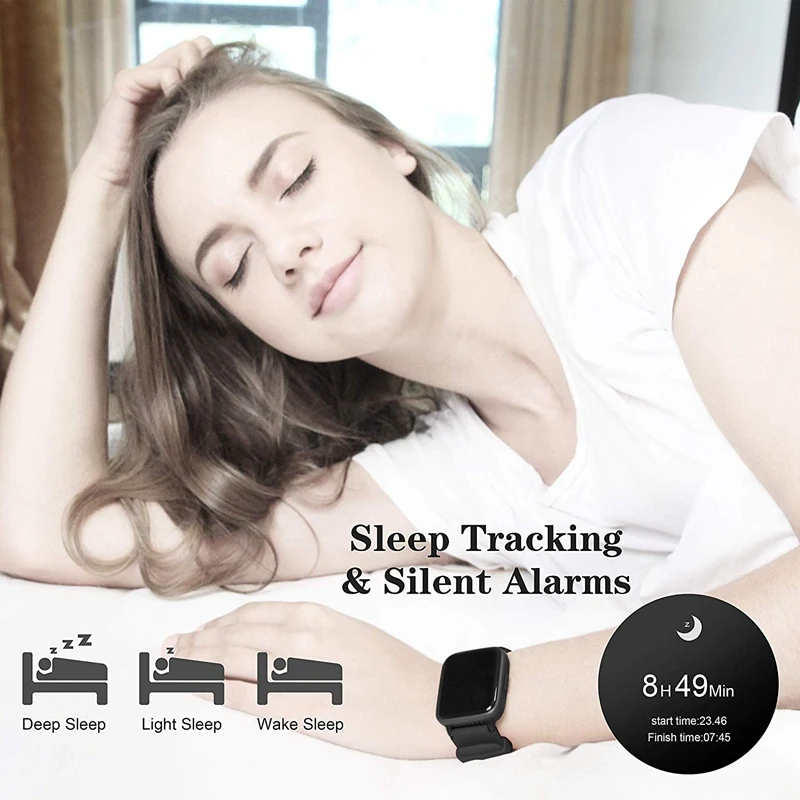 FULL-Smart Watch for Android Ios Phone Activity Fitness Tracker Watches Health Exercise Smartwatch with Heart Rate Sleep Monit