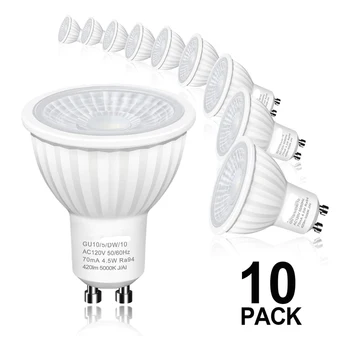 買取 10パック調光対応GU10 MR16 E27 E14 Led電球相当スポットライトハロゲン相当ビーム角500LMランパラ5000 18k懐中電灯