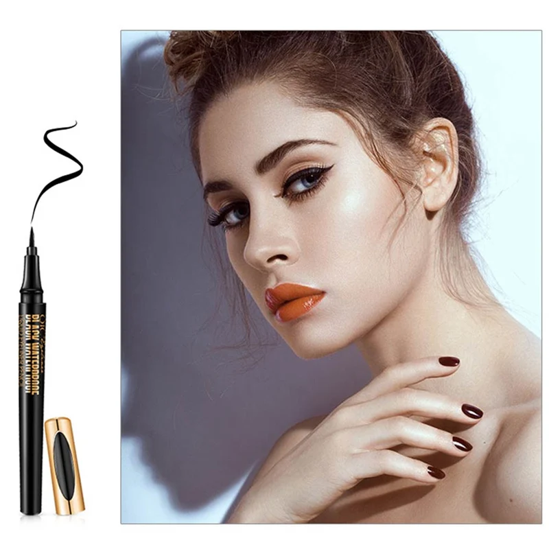 1PC Waterproof Double Head Waterproof Liquid Stamp Eyeliner Pen Tattoo Stamping Eye Liner Pencil Makeup Tools Heart/Star/Moon