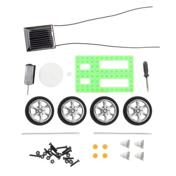 

YKS Mini Solar Toy DIY Car Children Educational Puzzle IQ Gadget Hobby Robot New Sale