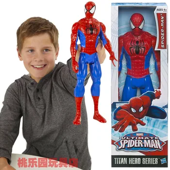 

Free Shipping Amazing Spider-Man Movie Spiderman Ultra Action Figure Toy Retail Box 12" 30cm christmas favors gifts