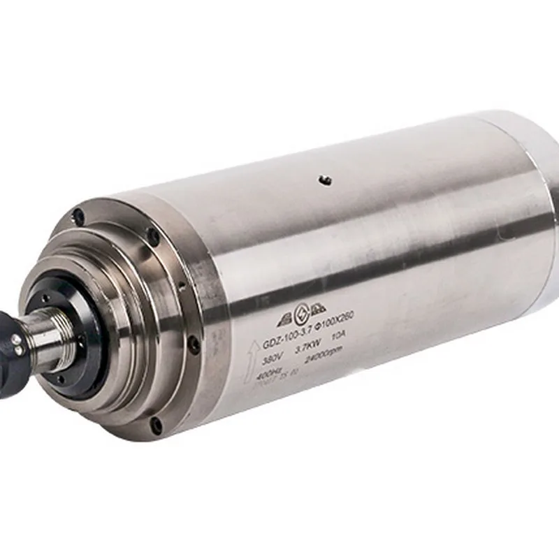 

3.7KW ER20 24000rpm 100mm 220v Spindle Motor Water Cooled High Precision for CNC Engraving Machine Wood PVC New