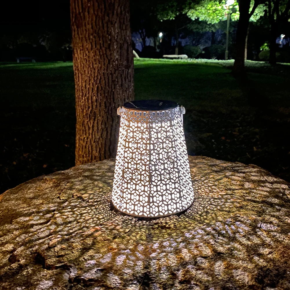 

Светодиодный фонарь на солнечной батарее, кованый железный ажурный прожектор, уличный водонепроницаемый подвесной светильник для украшения сада, двора