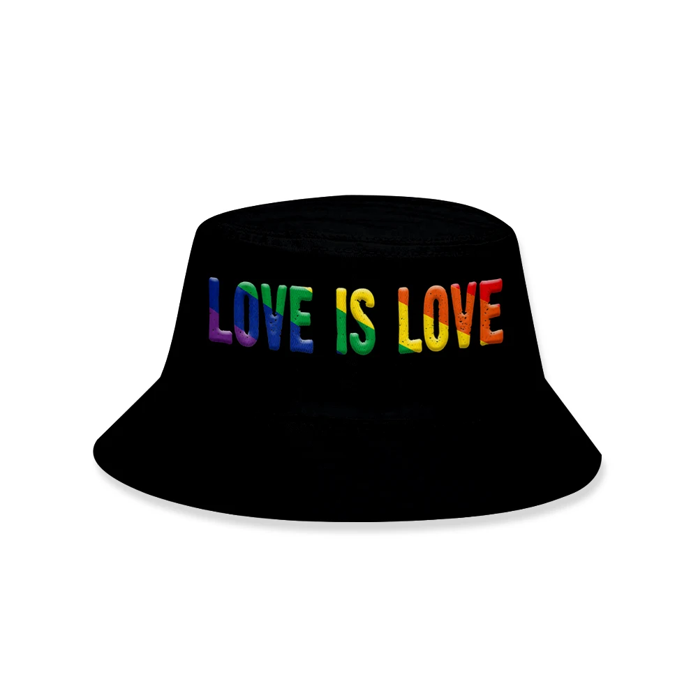 Lgbt новая 3D печатная lgbt Bucket Hats Высококачественная Рыбацкая hat уличная Женская и