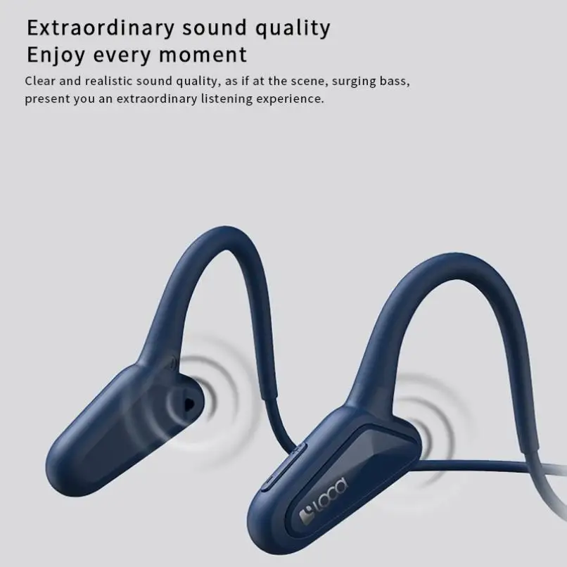

Bluetooth 5.0 Z2 Wireless Headphones Bone Conduction Earphone Outdoor Sport Headset with Microphone Handsfree HD Call Headsets