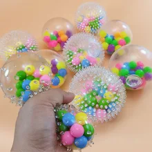 Boule de décompression en Silicone, évent, acupression, contrôle des rongeurs, pionner, pression ronde, pincement, Fidget, jouets sensoriels anti Stress 