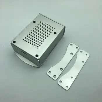 

Raspberry Pi 3 Model B Plus Aluminum Silver Green Black Case Metal Enclosure RPI 3 Box Compatible with Raspberry Pi 3 Model B