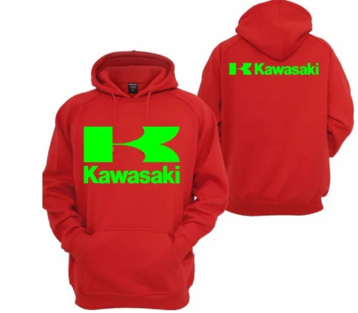 Лидер продаж Для мужчин's высокое качество Для мужчин для Kawasaki гоночный мотоцикл Костюмы пуловер с рыцарем хлопчатобумажная Повседневная Толстовка 5 видов цветов - Цвет: 3
