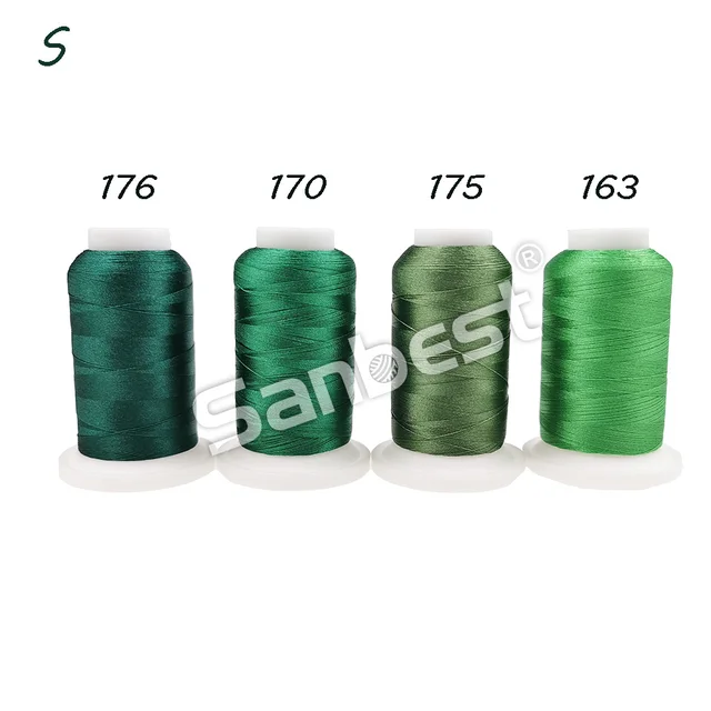 Buy Amazing 84 Polyester 1000M Embroidery Thread Now - 360 Digitizing ...
