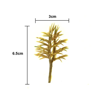 

Withered tree pole DIY miniature construction toy tree 6cm ABS sand table making tree railway diorama landscape 50pcs