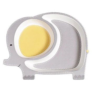 

Children Tableware Cute Home Kindergarten For Toddlers Dish Separated Dinner Plate Bowl Easy Clean Multifunction Animal Shaped