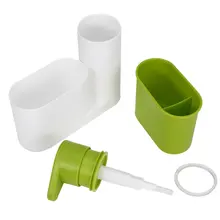 Портативный домашний ванная комната пластиковый диспенсер для мыла и шампуня практичный жидкий мыльный шампунь контейнер для геля для душа держатель Прямая