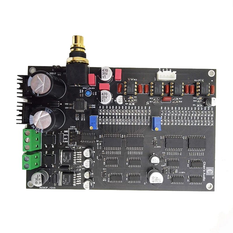 Hi Fi плата DAC SPDIF/COAX декодер входного сигнала поддержка интерфейса amanero usb 24 бит 192
