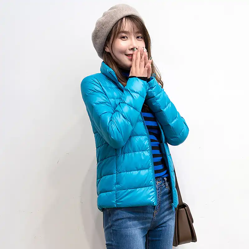 plus size thin puffer jacket