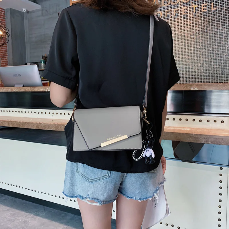 Женская сумка в западном стиле, стиль, корейский стиль, сумка на плечо, износостойкая, большая емкость, легкая квадратная сумка на бретельках, крутая Pe