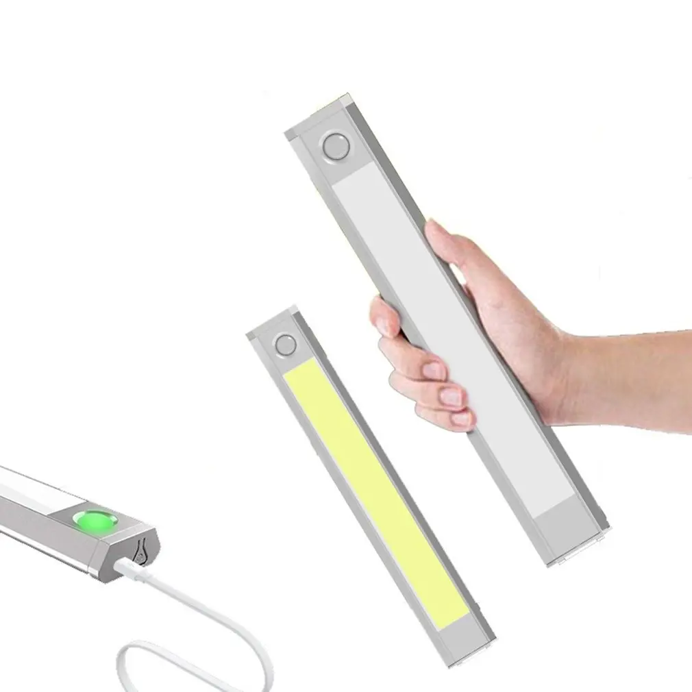 Инфракрасный корпус PIR светодиодный датчик движения свет usb зарядка ночник Настенный светильник для кухонного шкафа спальни шкафа