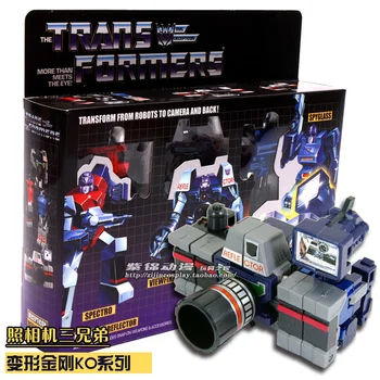 

Transformation Camera three brothers US version G1 engraved KO version of the new boxed robot PVC Action Figure Toys Figurals
